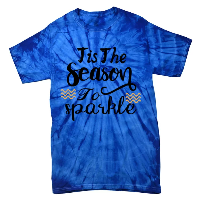 Tis The Season To Cute Feminine Christmas Holiday Gift Tie-Dye T-Shirt