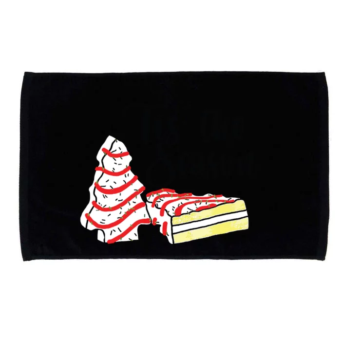 Tis The Season Holiday Christmas Snack Cake Microfiber Hand Towel