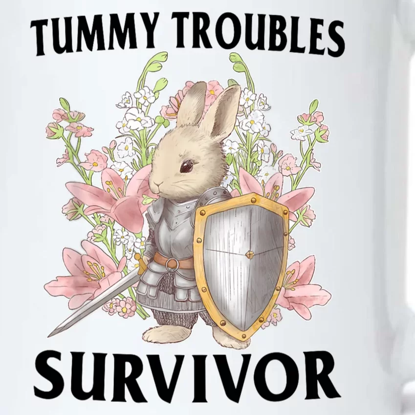 Tummy Troubles Survivor Funny Sarcastic Ibs Humor Statement Black Color Changing Mug