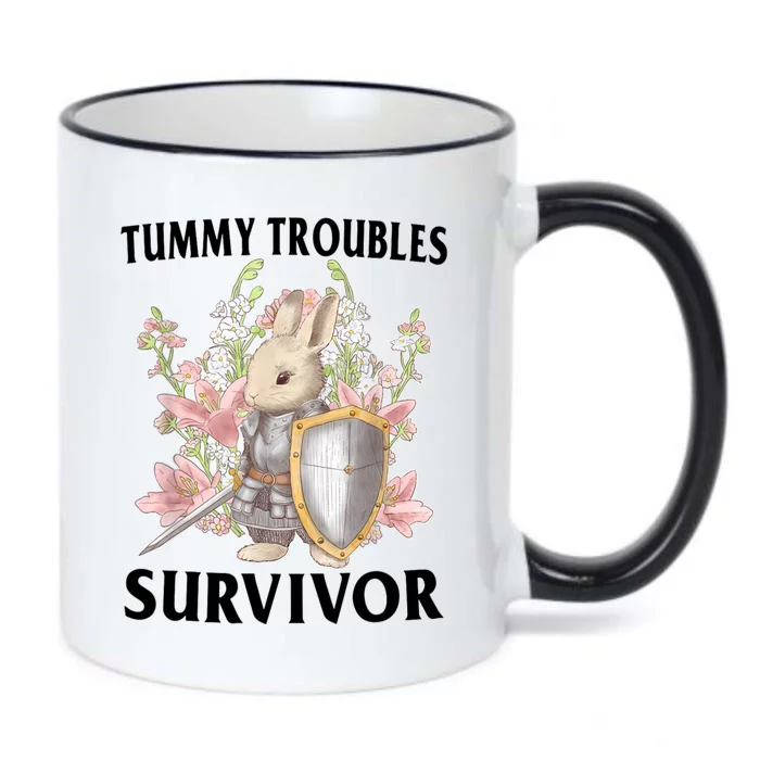 Tummy Troubles Survivor Funny Sarcastic Ibs Humor Statement Black Color Changing Mug