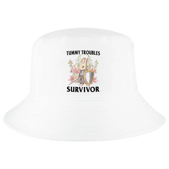 Tummy Troubles Survivor Funny Sarcastic Ibs Humor Statement Cool Comfort Performance Bucket Hat