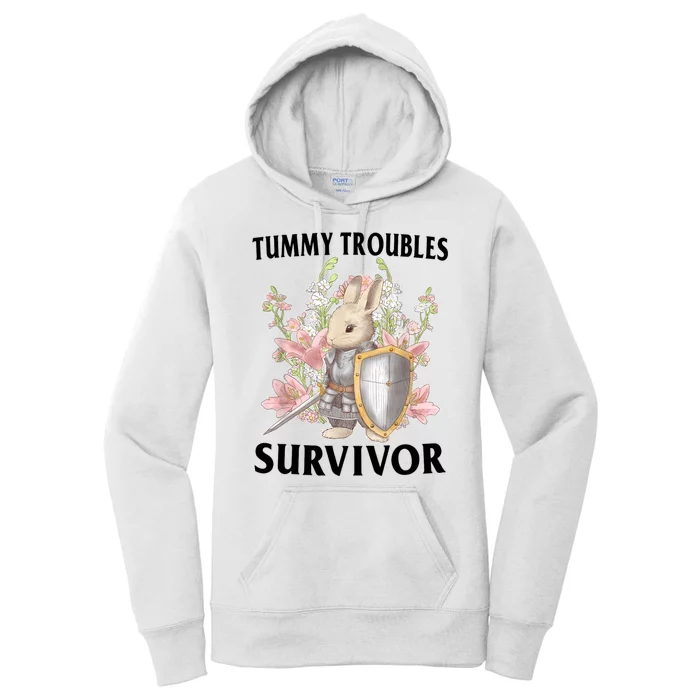 Tummy Troubles Survivor Funny Sarcastic Ibs Humor Statement Women's Pullover Hoodie