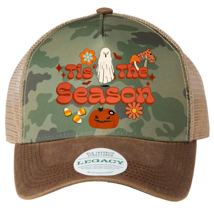 Tis The Season Retro Vintage Funny Halloween Party Costume Funny Gift Legacy Tie Dye Trucker Hat