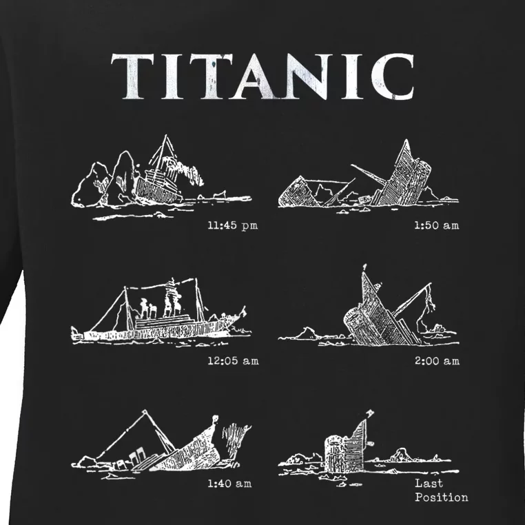 Titanic Titanic Sinking Titanic History Titanic Ladies Long Sleeve Shirt