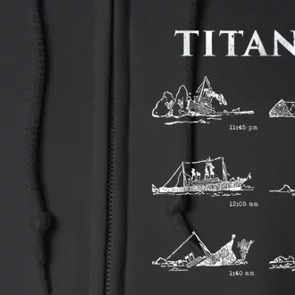 Titanic Titanic Sinking Titanic History Titanic Full Zip Hoodie