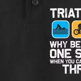 Triathlon Triathlete Swim Bike Run Sport Dry Zone Grid Performance Polo