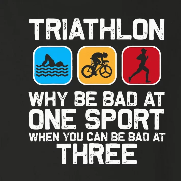 Triathlon Triathlete Swim Bike Run Sport Toddler Long Sleeve Shirt