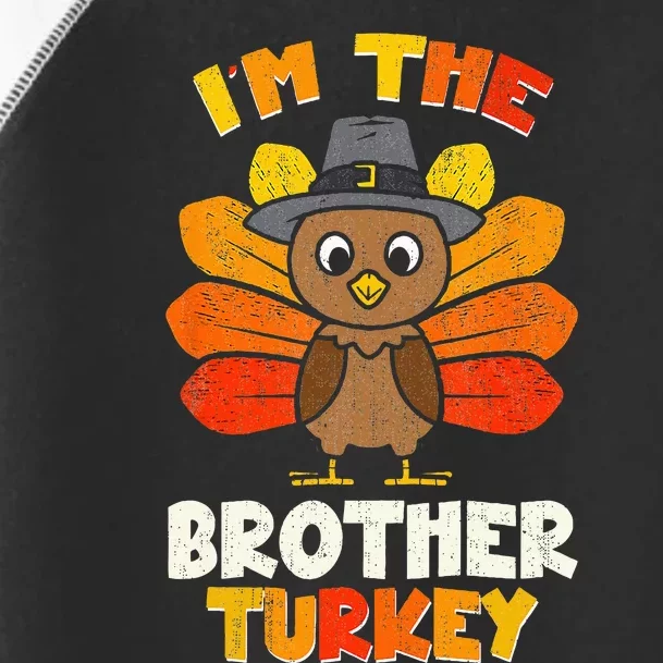 Thanksgiving Turkey Sibling Humor Toddler Fine Jersey T-Shirt