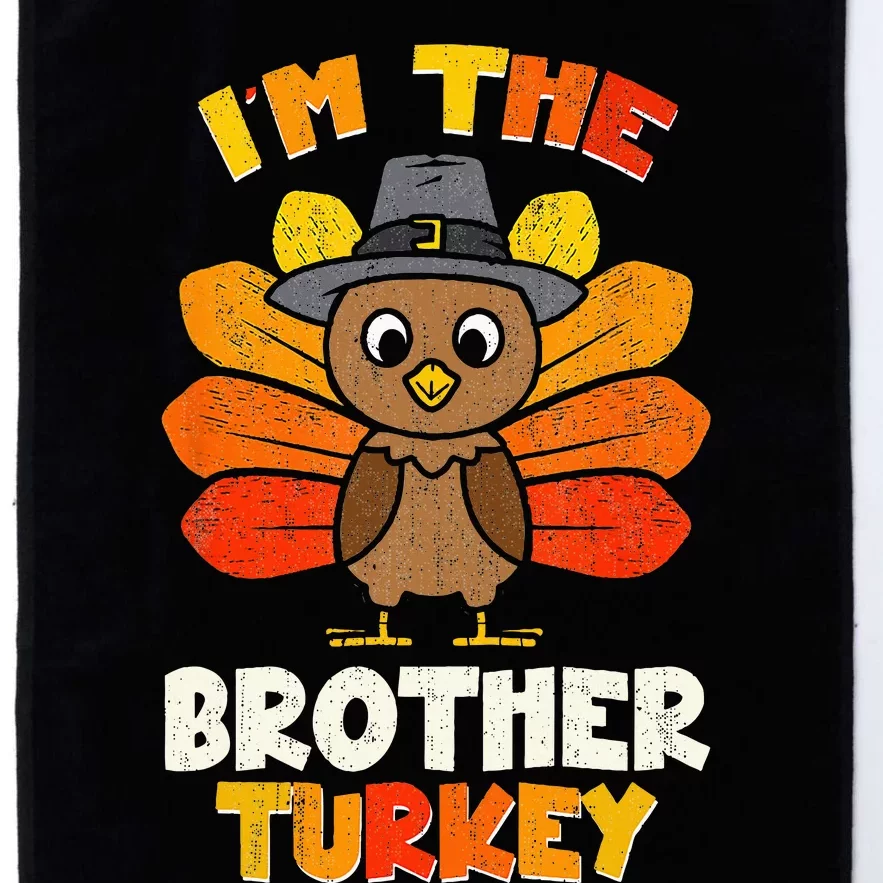 Thanksgiving Turkey Sibling Humor Platinum Collection Golf Towel