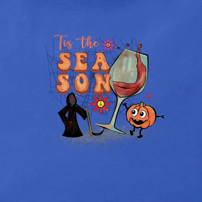 Tis The Season Funny Halloween Gift Zip Tote Bag