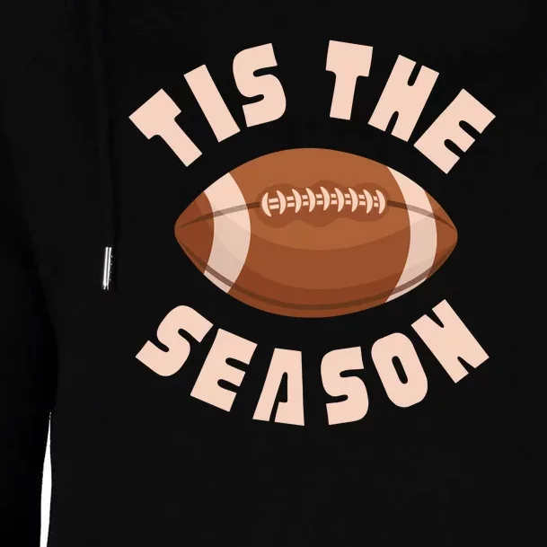 Tis The Season Rugby Womens Funnel Neck Pullover Hood