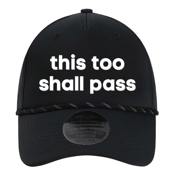 This Too Shall Pass Inspirational Saying Motivational Quote Gift Performance The Dyno Cap