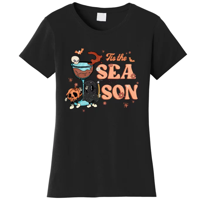 Tis The Season Pumpkin Spice Fall Autumn Halloween Gift Women's T-Shirt