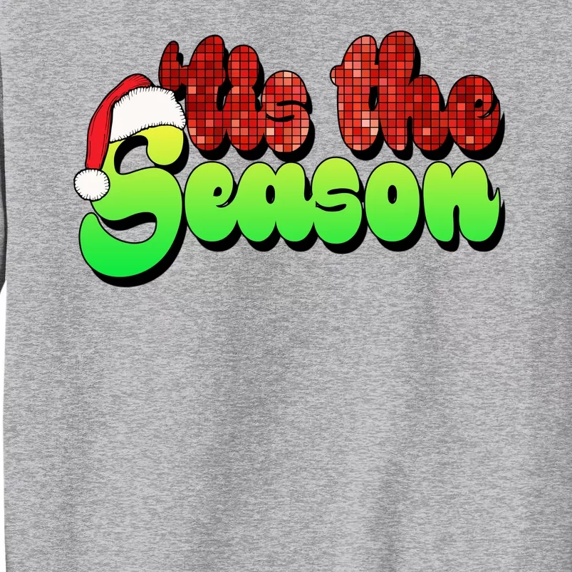 Tis The Season Santa Christmas Lover Retro Sweatshirt