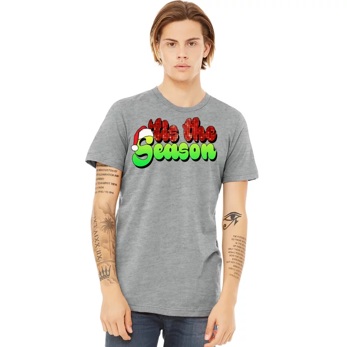 Tis The Season Santa Christmas Lover Retro Premium T-Shirt