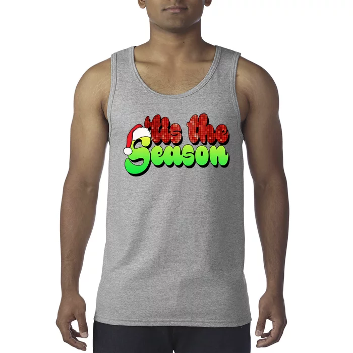 Tis The Season Santa Christmas Lover Retro Tank Top