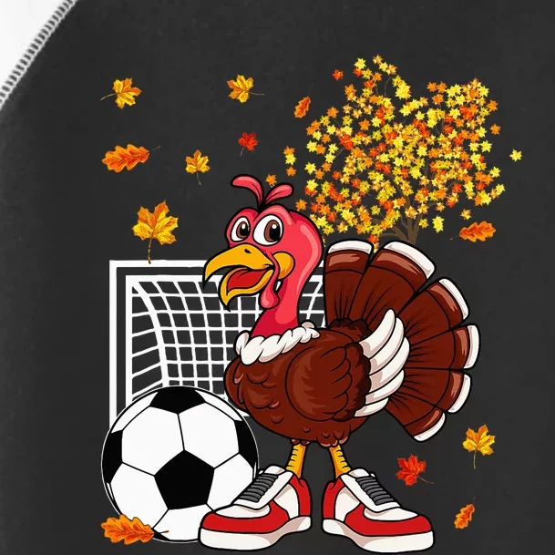 Thanksgiving Turkey Soccer Fanatic Toddler Fine Jersey T-Shirt