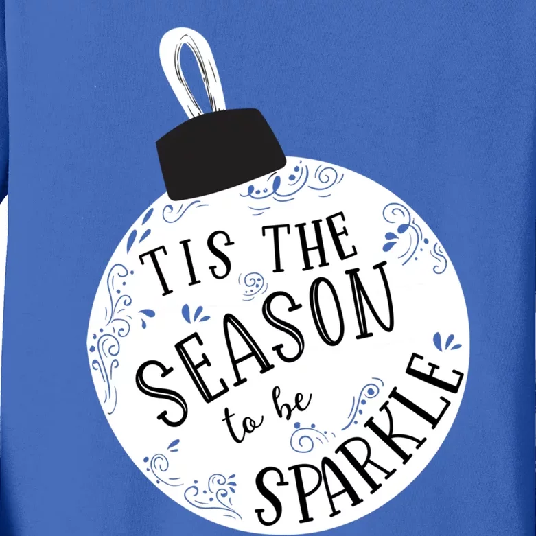 Tis The Season To Holiday Cute Fun Ornat Gift Kids Long Sleeve Shirt