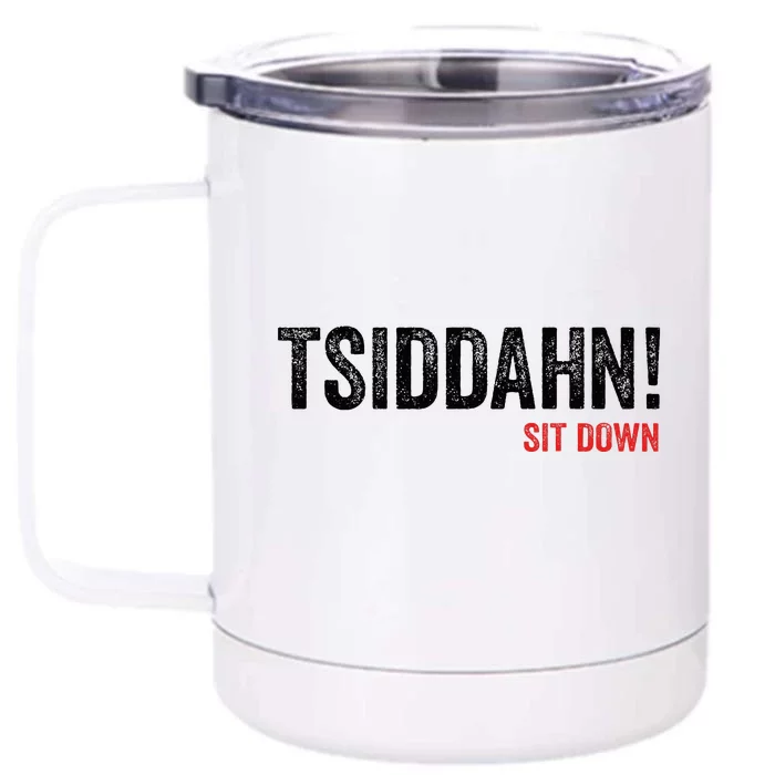 Tsiddahn Front & Back 12oz Stainless Steel Tumbler Cup