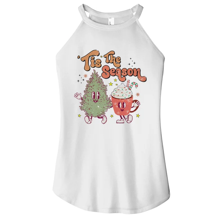 Tis The Season Christmas Women’s Perfect Tri Rocker Tank