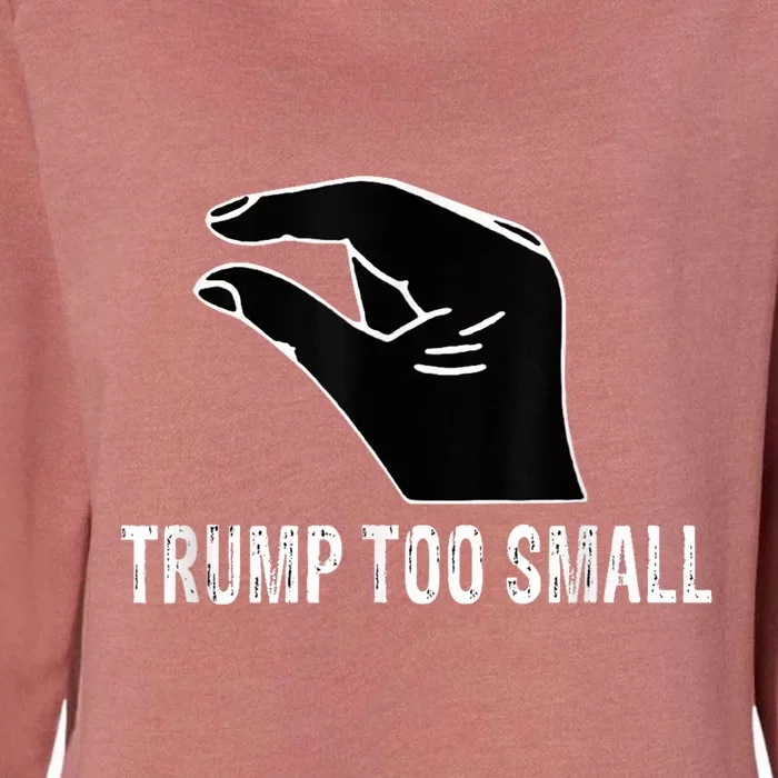 Trump Too Small Womens California Wash Sweatshirt