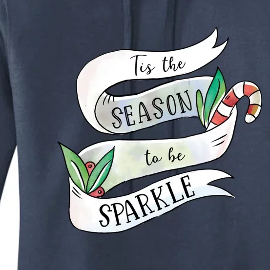 Tis The Season To Holiday Cute Fun Ribbon Great Gift Women's Pullover Hoodie