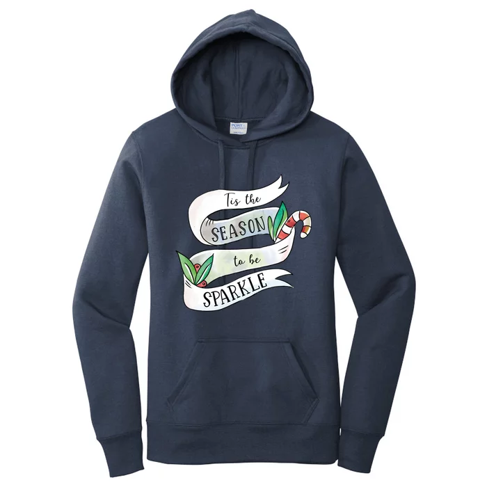 Tis The Season To Holiday Cute Fun Ribbon Great Gift Women's Pullover Hoodie