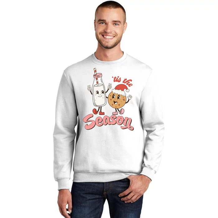 Tis The Season Christmas Santa Cookie Sweatshirt