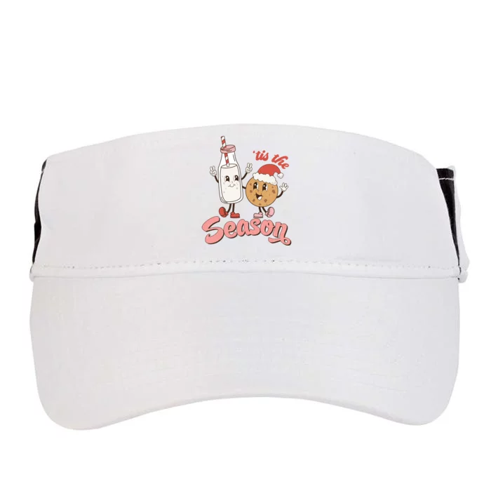 Tis The Season Christmas Santa Cookie Adult Drive Performance Visor