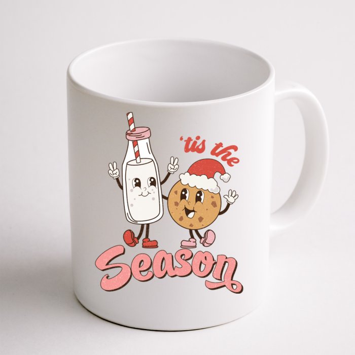 Tis The Season Christmas Santa Cookie Front & Back Coffee Mug