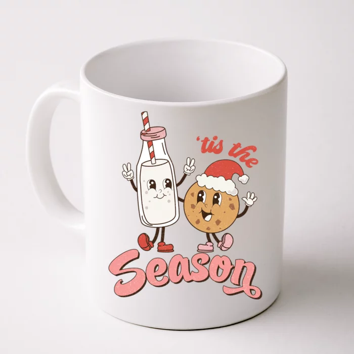 Tis The Season Christmas Santa Cookie Front & Back Coffee Mug