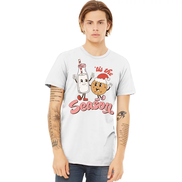 Tis The Season Christmas Santa Cookie Premium T-Shirt