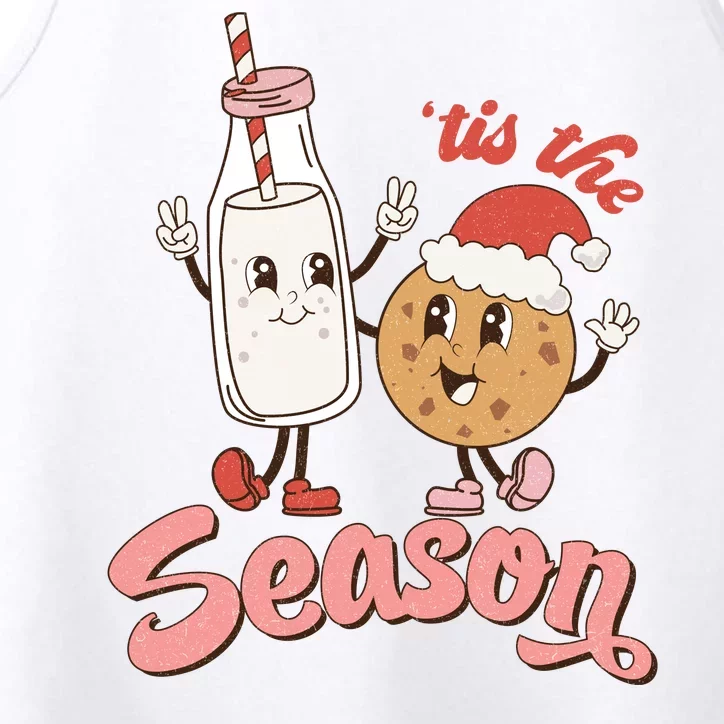 Tis The Season Christmas Santa Cookie Performance Tank