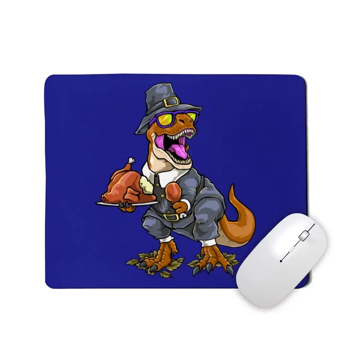 Thanksgiving Turkey Saurus T Rex Dinosaur Great Gift Mousepad