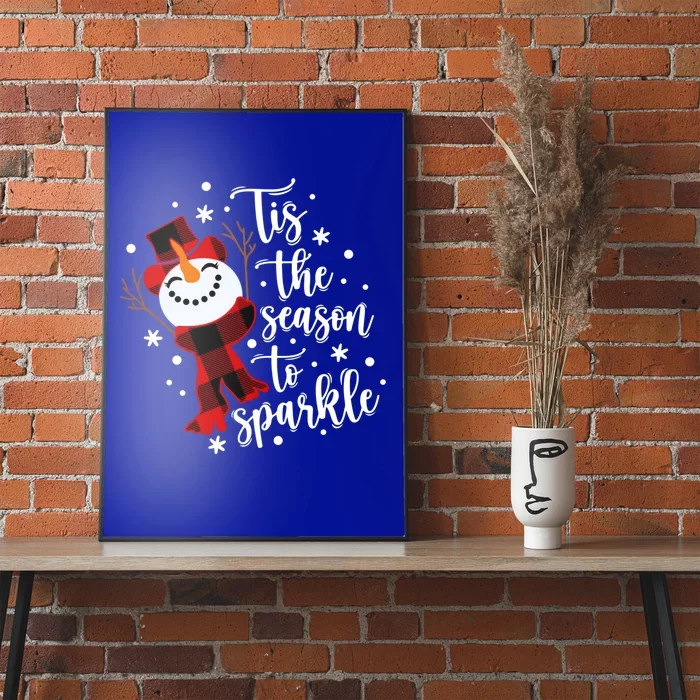 Tis The Season To Let Is Snow Cute Christmas Holiday Gift Poster