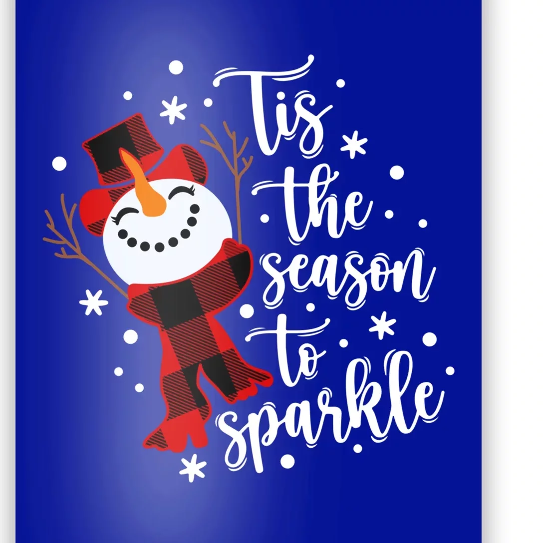 Tis The Season To Let Is Snow Cute Christmas Holiday Gift Poster