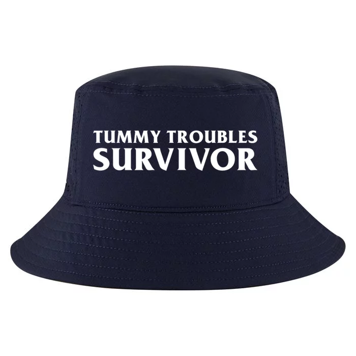 Tummy Troubles Survivor Funny Sarcastic Ibs Humor Statement Cool Comfort Performance Bucket Hat