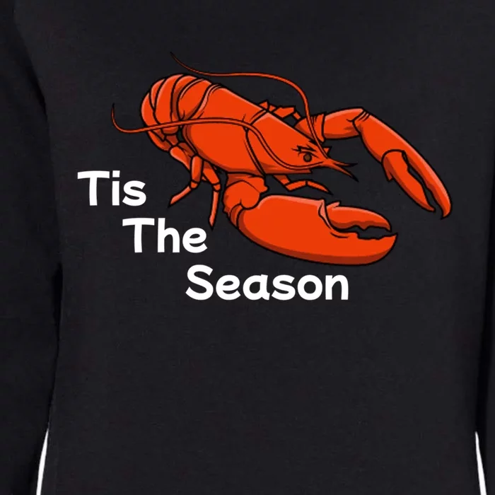 Tis The Season Crawfish Mardi Gras Carnival Festival Gift Womens California Wash Sweatshirt