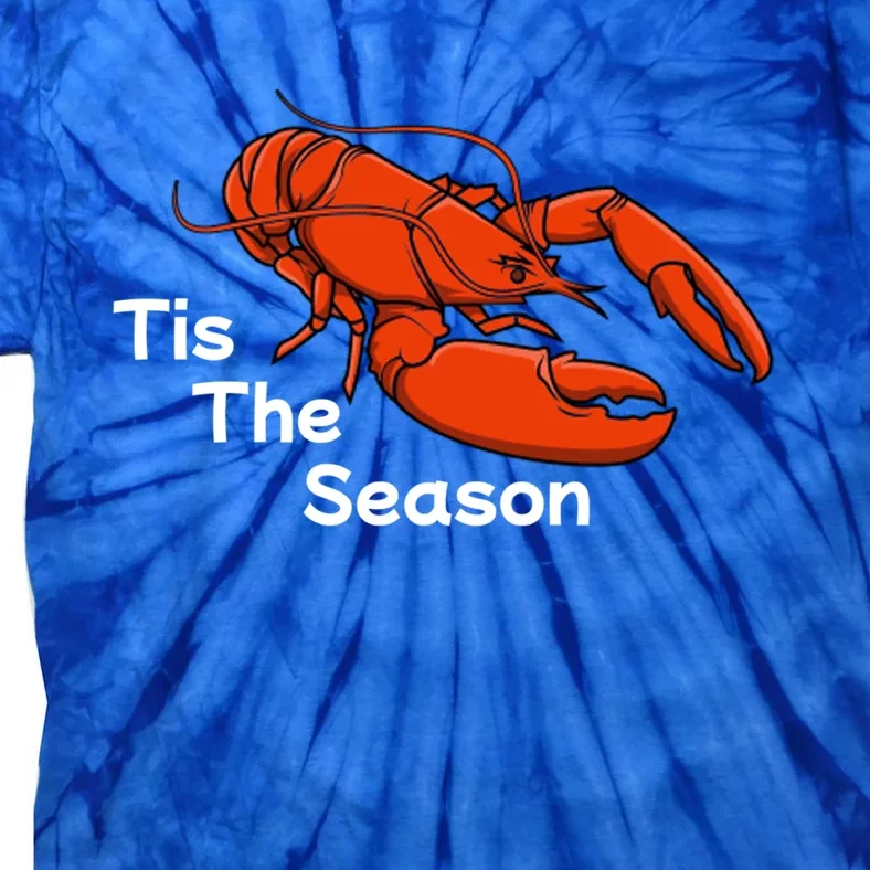 Tis The Season Crawfish Mardi Gras Carnival Festival Gift Tie-Dye T-Shirt