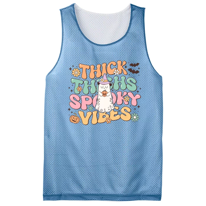 Thick Thighs Spooky Mesh Reversible Basketball Jersey Tank