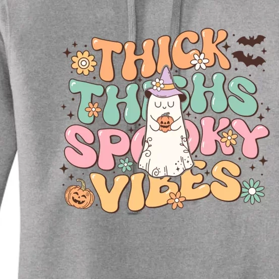 Thick Thighs Spooky Women's Pullover Hoodie