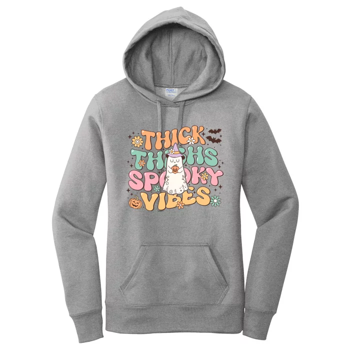 Thick Thighs Spooky Women's Pullover Hoodie