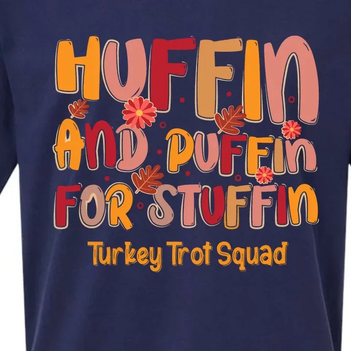 Turkey Trot Squad Thanksgiving Sueded Cloud Jersey T-Shirt