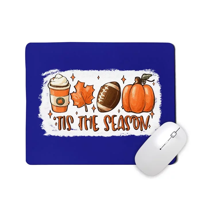 Tis The Season Football Football Fall Thanksgiving Gift Mousepad