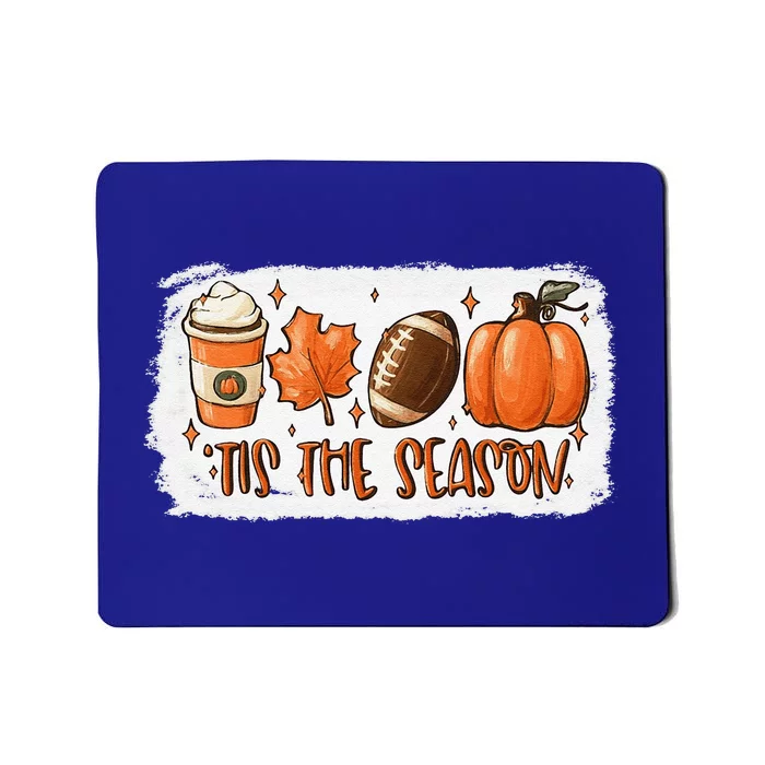 Tis The Season Football Football Fall Thanksgiving Gift Mousepad