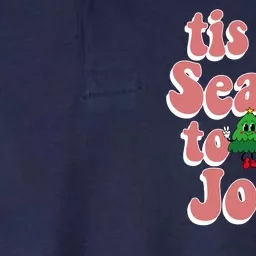 Tis The Season To Be Jolly Cookie Tree Christmas Retro Softstyle Adult Sport Polo