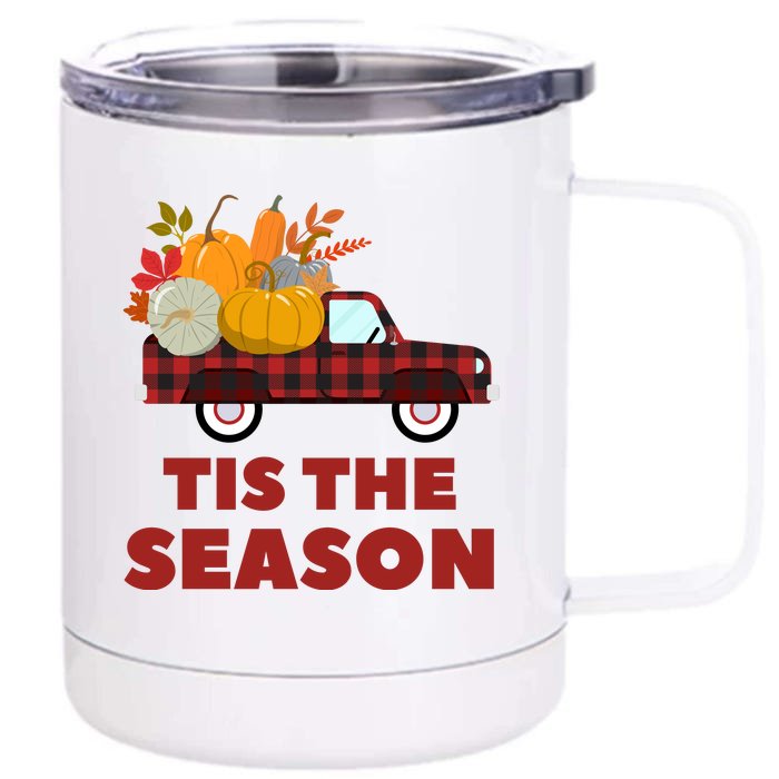 Tis The Season Front & Back 12oz Stainless Steel Tumbler Cup