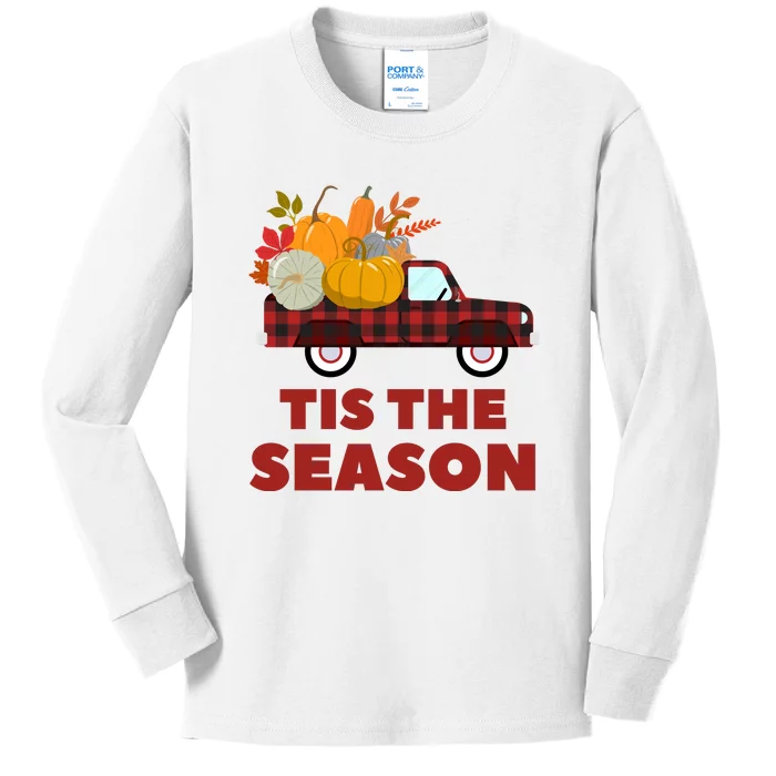 Tis The Season Kids Long Sleeve Shirt