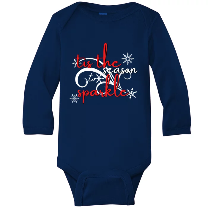 Tis The Season To Novelty Sarcastic Gift Idea Funny Gift Baby Long Sleeve Bodysuit