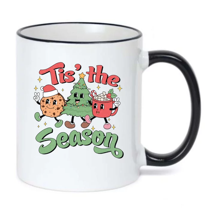 Tis The Season Christmas Holiday Festive Black Color Changing Mug